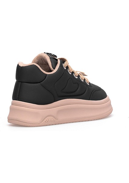 25K421 Kadın Hakiki Deri Klasik Sneaker Siyah fırsatları