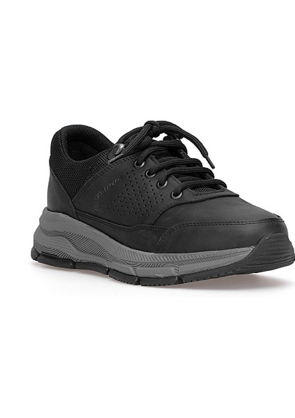 I1287 Kruvasan Erkek Hakiki Deri Yürüyüş Ayakkabısı Siyah fiyatları