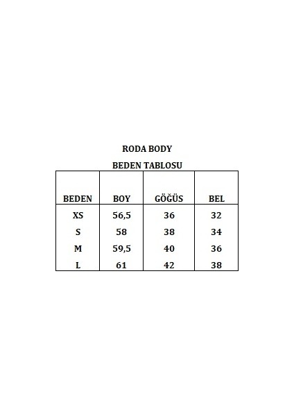 Roda Polo Yaka Vatkalı Body fırsatları