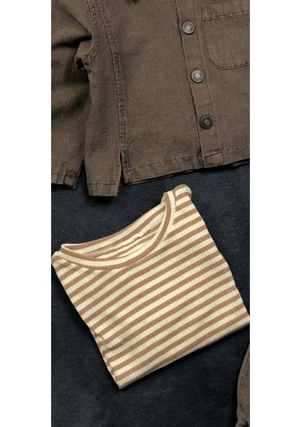 Erkek Bebek Oversize 3'lü Takım - %100 Pamuklu -Kot Takım modelleri