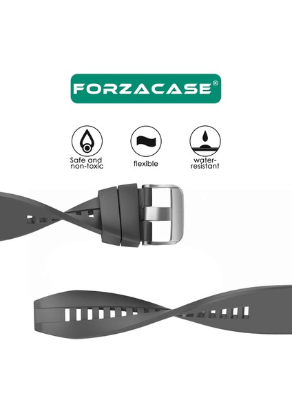 Garmin Venu 4 45MM ile Uyumlu Tokalı Çizgi Desen Silikon Kordon Kayış - FC369 fırsatları