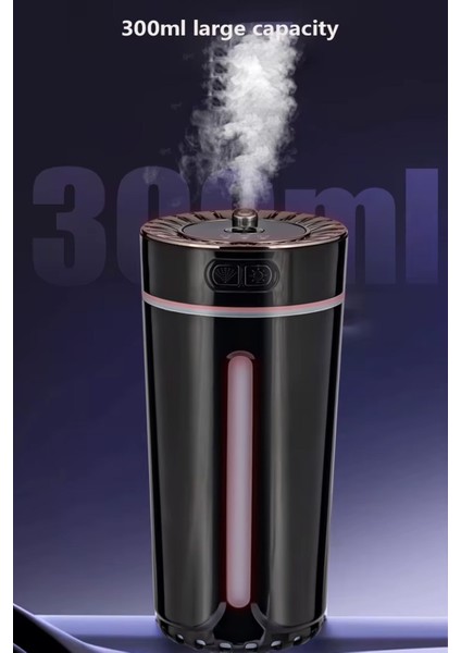 Araç ve Ev Nemlendirici Cihazı Buharlı Koku Difüzörü Araba Koku Giderici 7 Renk Ledli Yıldızlı indirimleri