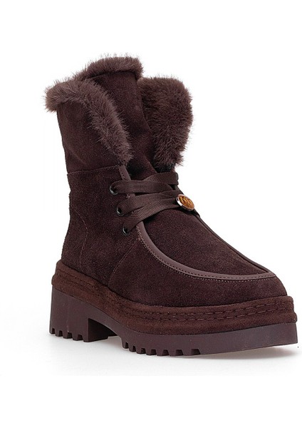 25K433 Kadın Hakiki Deri Klasik Bot Kahverengi fiyatları