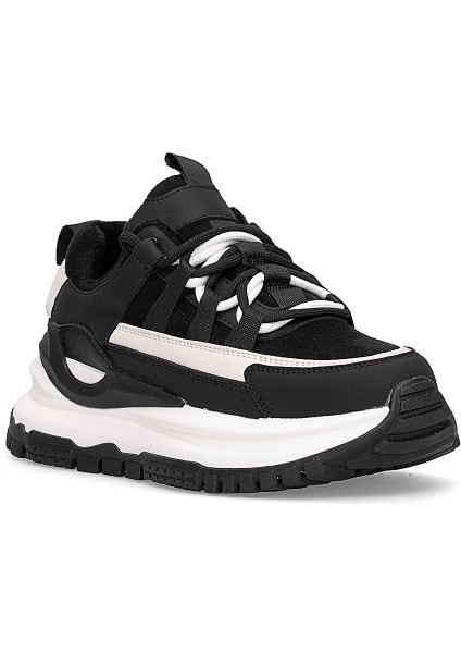 25K331 Kadın Hakiki Deri Klasik Sneaker Siyah fiyatları