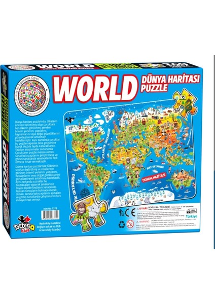 Dünya Haritası Puzzle fiyatları