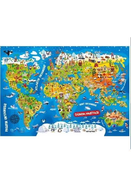 Dünya Haritası Puzzle fırsatları