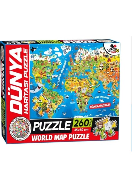 Dünya Haritası Puzzle indirimleri