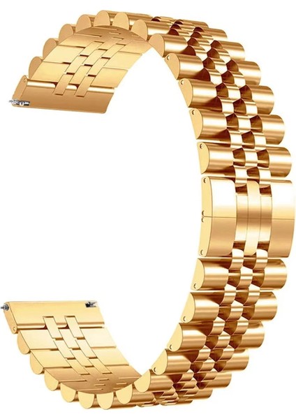 Garmin Venu 3 45MM ile Uyumlu Rolex Tasarım Metal Kordon Kayış - FC925