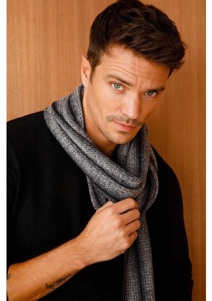 Erkek Yün Kaşkol Siyah fiyatları