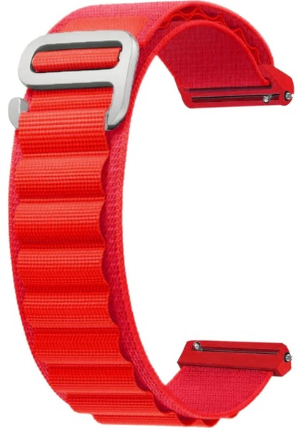 Garmin Venu 4 45MM ile Uyumlu Alpine Loop Kancalı Kumaş Kordon Kayış - FC156
