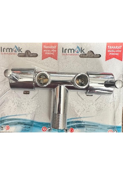 Çift Çıkışlı Taharet Musluğu