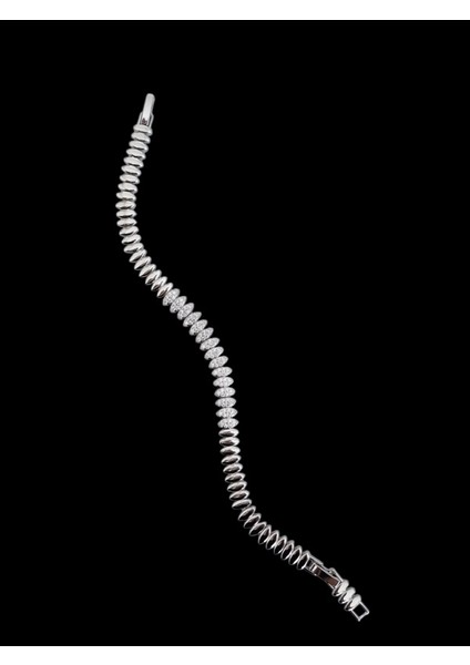 Çelik Vip Serisi 14K Görünümlü Taşlı Zarif Şık Bileklik modelleri