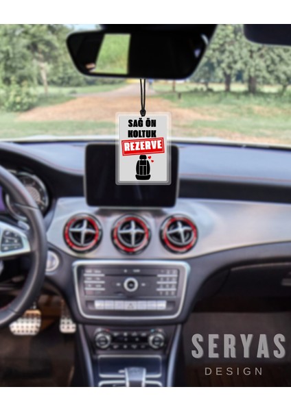 Sağ Koltuk Rezerve Kişiye Özel Dikiz Aynası Süsü Araba Süsü Araba Hediyesi modelleri