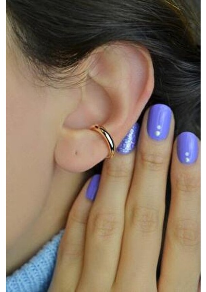 Düz Sıkıştırmalı Kıkırdak Küpesi Earcuff modelleri