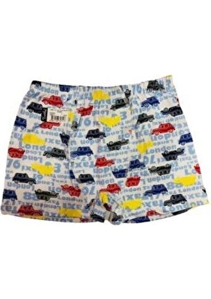 Erkek Çocuk Boxer Desenli 6 Adet Dokuma Kumaşla Rahat Kullanım İçin indirimleri