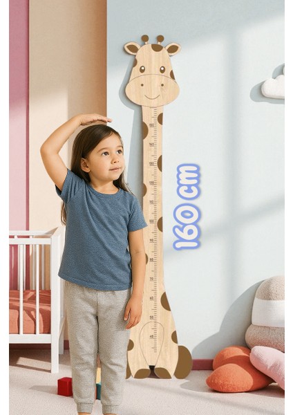 Ahşap Çocuk Boy Büyüme Grafiği Cetvel / Aile Bebek Çocuk Boy Odası Dekorasyon Duvar Ölçer modelleri