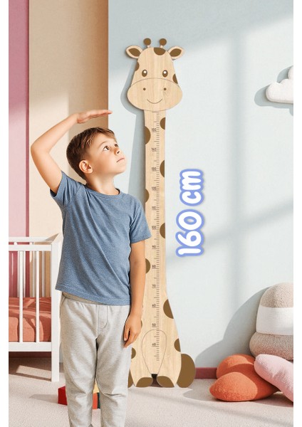 Ahşap Çocuk Boy Büyüme Grafiği Cetvel / Aile Bebek Çocuk Boy Odası Dekorasyon Duvar Ölçer fırsatları