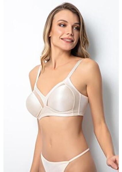 Balensiz Tül Detaylı Minimizer Toparlayıcı Sütyen