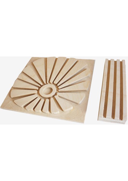 ahşap Baskı Kalıbı 2'li Çiçek fiyatları