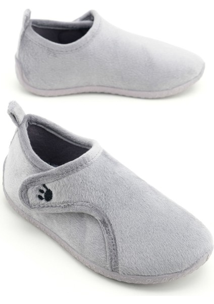 Kışlık Kız Çocuk Rahat Taban Cırt Cırtlı Ayarlanabilir Ev Okul Kreş Panduf Ayakkabı