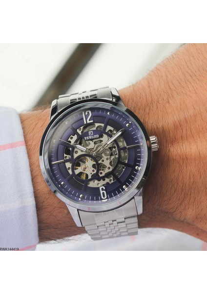 RWA144419 Çelik Kordonlu Otomatik Erkek Kol Saati indirimleri