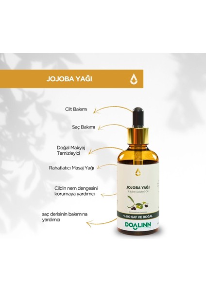 Jojoba Yağı (Simmondsia Chinensis) 50 ml. fiyatları