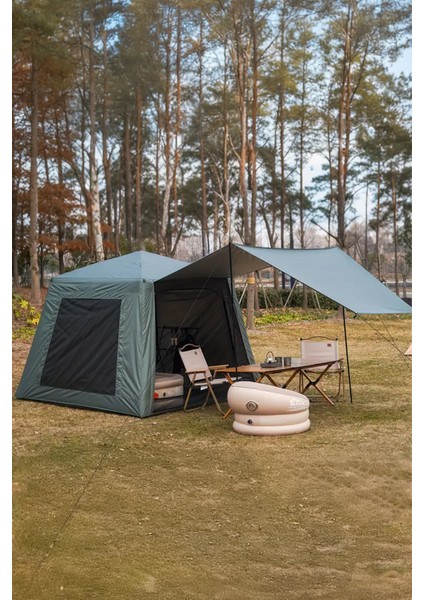 Fischer Tenteli Oxford Kumaş Şişme Çadır 4-5 Kişilik 233X233X190CM fiyatları