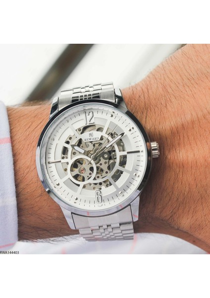 RWA144403 Çelik Kordonlu Otomatik Erkek Kol Saati indirimleri