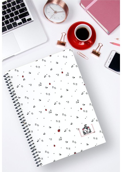 A5 Spiralli Defter 6'lı Set 96 Sayfa (3 Çizgili 3 Kareli) Karton Kapak Ikonik Seri fiyatları