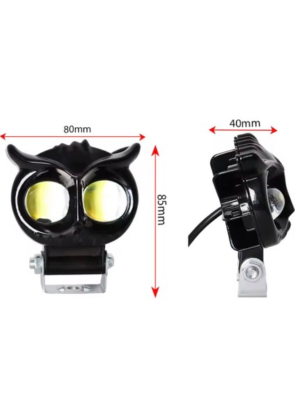 Motosiklet Sis Farı 5 Modlu Çakarlı-Çakarsız Kullanım Sarı-Beyaz 20.000LM fırsatları