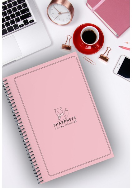 A5 Spiralli Okul Defteri 4'lü Set (2 Çizgisiz 2 Kareli) 96 Sayfa Karton Kapak Pastel Seri fırsatları