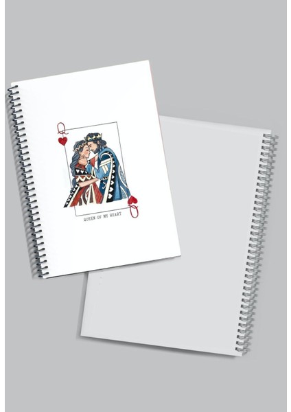 A5 Spiralli Defter Çizgisiz 96 Sayfa Karton Kapaklı Romeo & Juliet Konsept modelleri