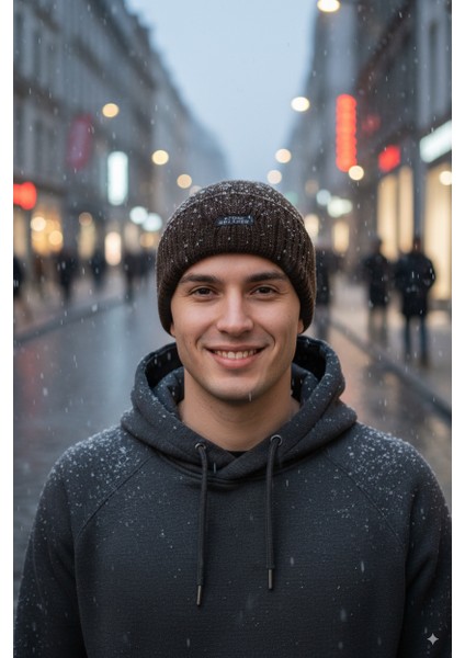 Erkek Kışlık Kalın Bere Pamuklu Katlamalı Stone Model Sıcak Tutar Esnek Rüzgar Geçirmez fırsatları