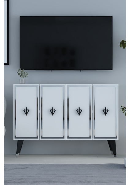 8178KM-32DD Konsol,kahve Köşesi,ayakkabılık,ofis Evrak Dolabı,mutfak Kiler Dolabı,tv Ünitesi-Bg