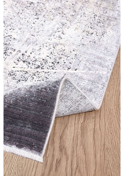 Queen 8111 Antrasit - Viskon Bambu Halı | Dokuma Salon Halısı fırsatları