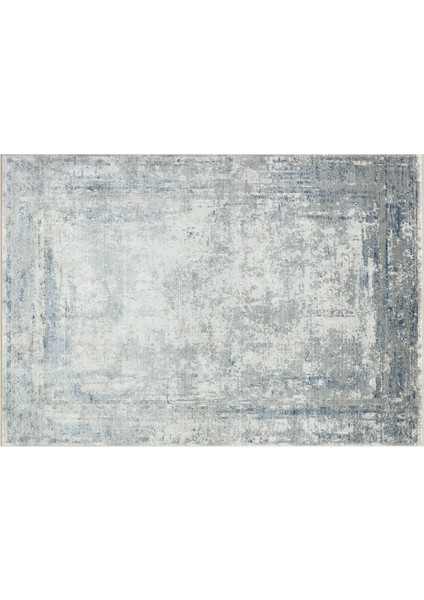 Queen 8111 Antrasit - Viskon Bambu Halı | Dokuma Salon Halısı