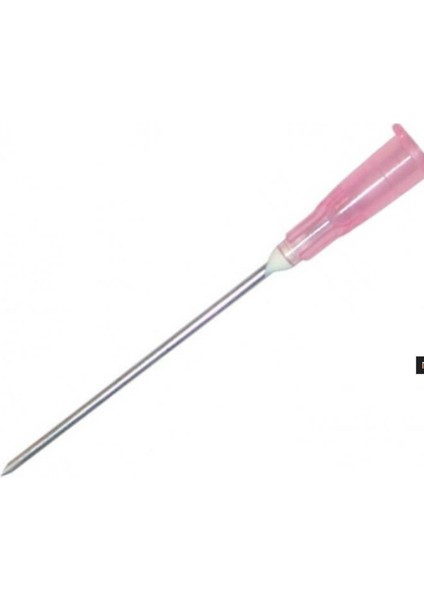 Iğne Ucu Pembe Uzun 1,20X38 mm 18G x 1 1/2- 500 Adet