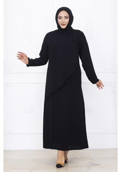 Melek Abiye Elbise Siyah