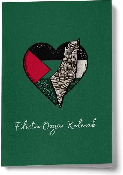 Filistin Özgür Kalacak Mini Defter