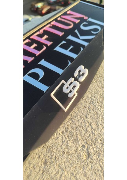 S3 Model Mat Pleksi Plakalık