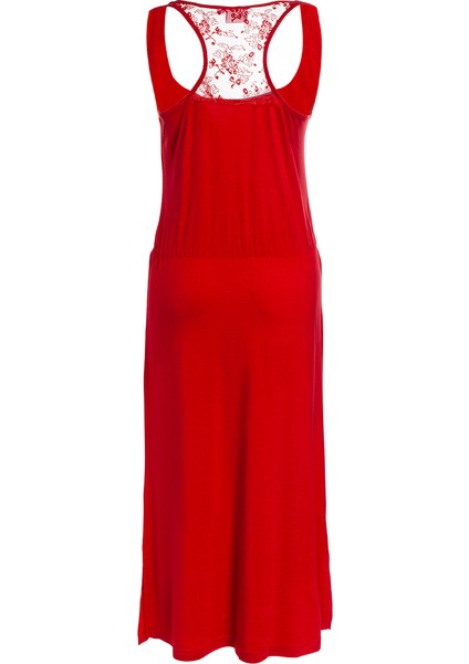 Maxlucky Elbise Kırmızı Xxl-3xl
