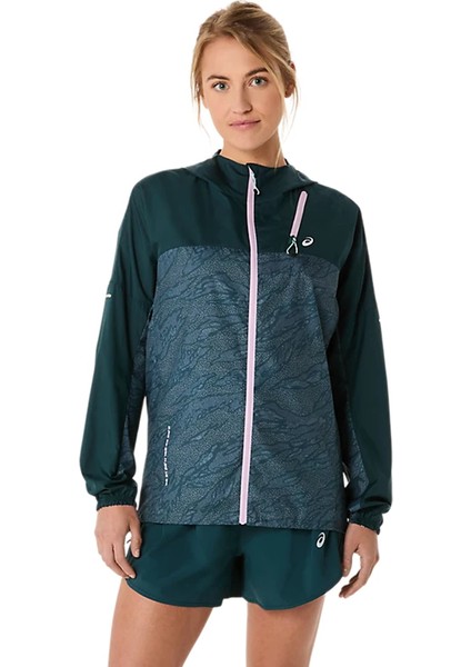 Fujitrail Packable Kadın Yeşil Koşu Ceket 2012C977-300