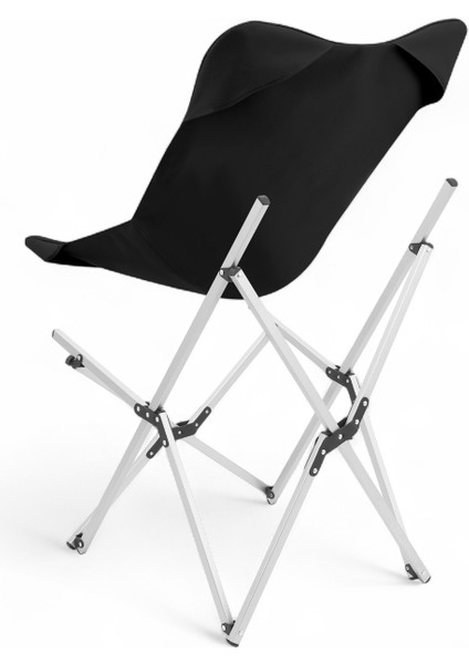 Katlanabilir Lüx Kamp ve Piknik Sandalyesi - Kalın Alüminyum Iskelet - Taşıma Çantalı -Siyah fiyatları