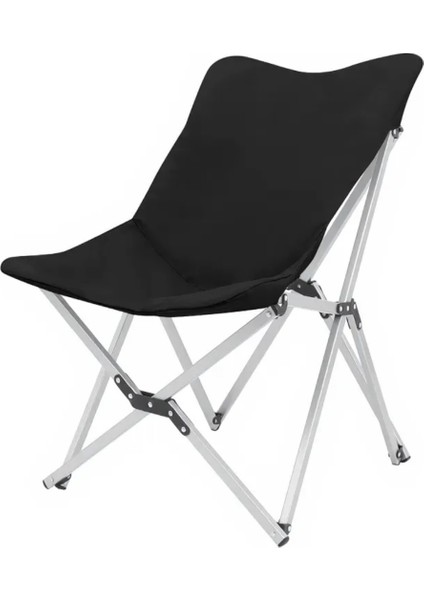 Katlanabilir Lüx Kamp ve Piknik Sandalyesi - Kalın Alüminyum Iskelet - Taşıma Çantalı -Siyah fırsatları