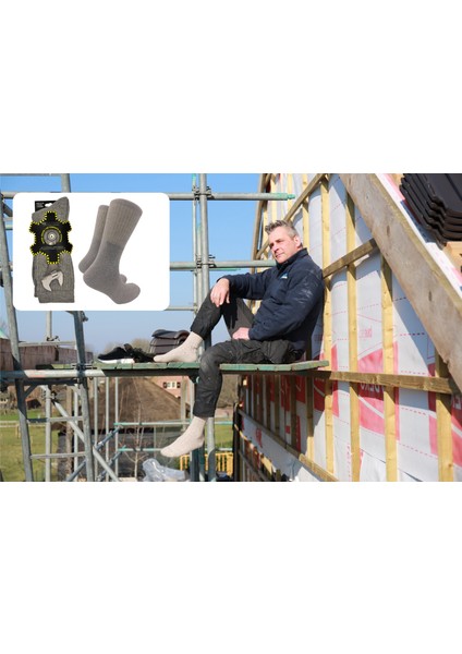 Havlu Taban Pamuklu İş Çorabı – Outdoor Çorabı İngiliz Anahtarı Temalı Paket | 2 Çift | 41-46 Numara fiyatları