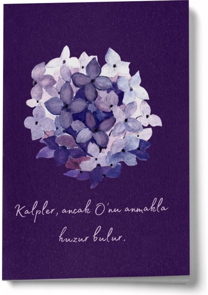 Kalpler Ancak Onu Anmakla Huzur Bulur Mini Defter