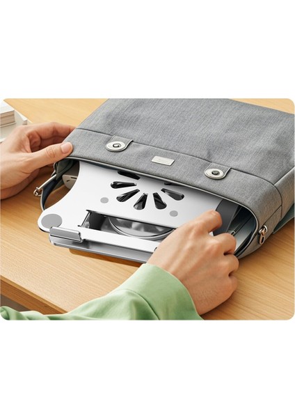 J41 360° Dönebilen Metal; Yüksekli ve Eğim Ayarlamalı 10"–17" e Kadar Ayarlanabilir MacBook, Ultrabook, Tablet Gibi Cihazlarla Tam Uyumlu Laptop Standı indirimleri