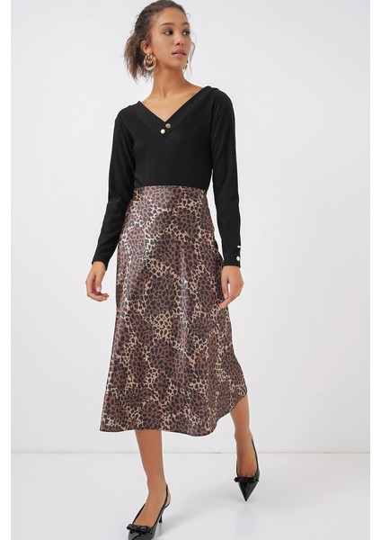 15806 Saten Etek - Kahverengi modelleri