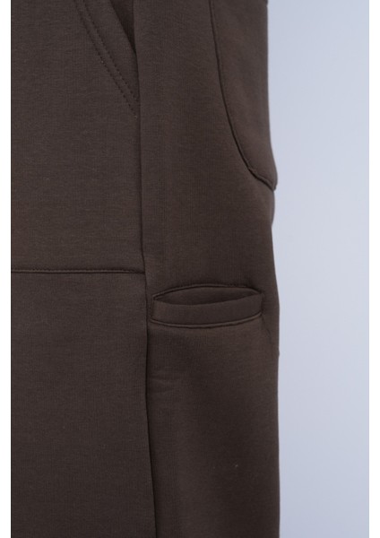 Kahverengi Oversize Eşofman – Telefon Için Ekstra Cepli modelleri