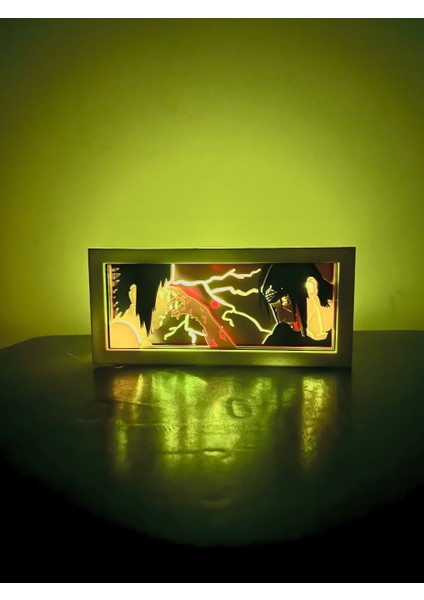 Itachi x Sasuke LED Işık Kutusu – Uzaktan Kumandalı Dekoratif Lamba fiyatları